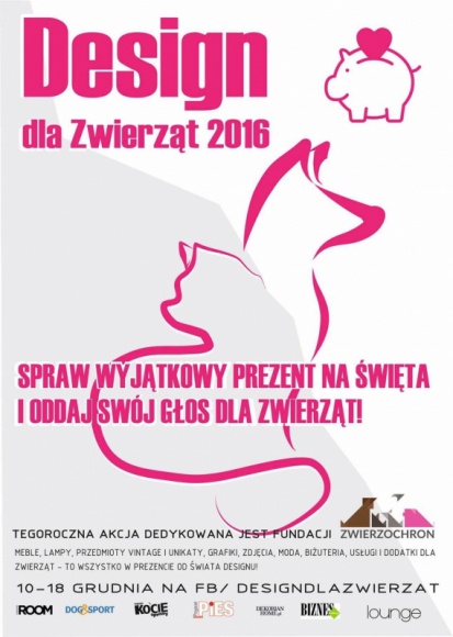 Bądź człowiekiem – pomóż zwierzętom. Trwa akcja Design dla Zwierząt 2016