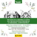 Świąteczna zbiórka karmy w Galerii Zaspa